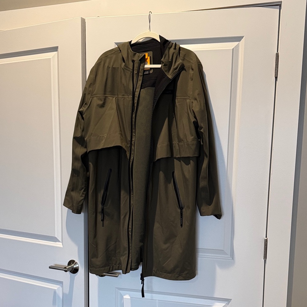 Timberland Olive Green Men's Waterproof Hooded Coat